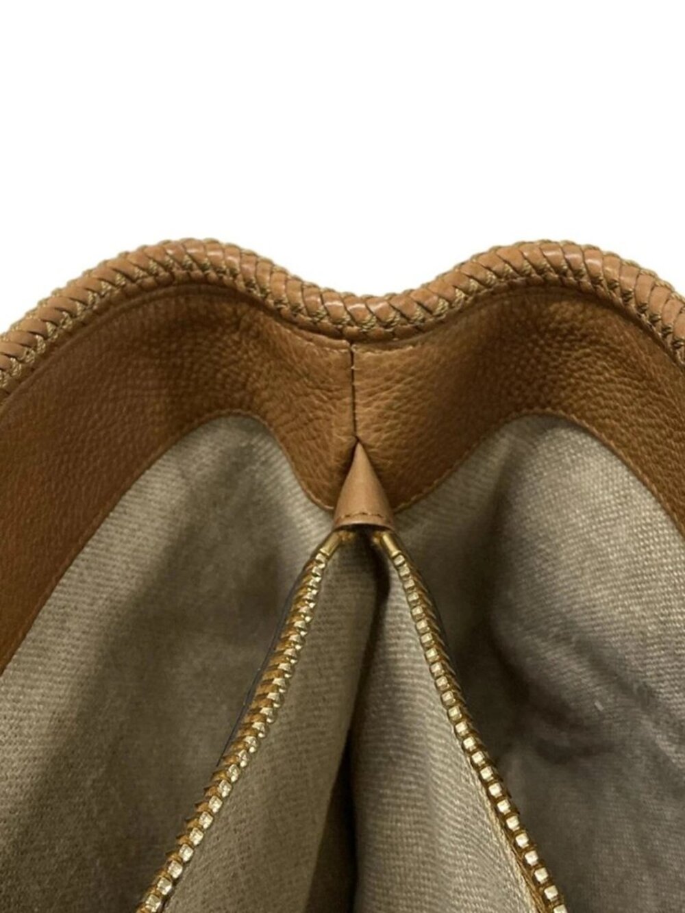 GUCCI Marrakech 295326 Dark Brown Beige Light Brown Jacquard Leather Tote Bag - Picture 12 of 15